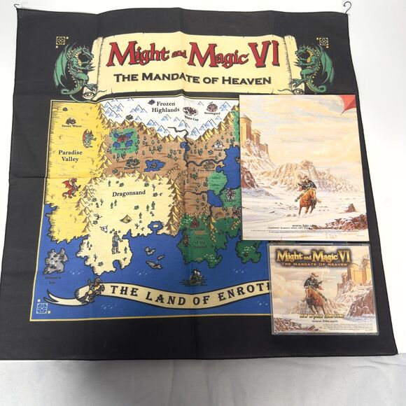 Vintage Might and Magic VI VII VIII PC CD-ROM Lot Prima Guides Games Manuals Map - Picture 7 of 12